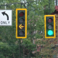 When traffic lights are flashing?